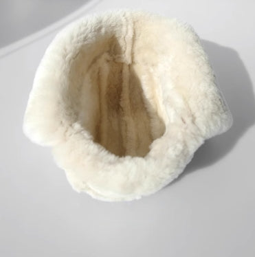 Exclusive Leather Aviator Hat with Merino Wool