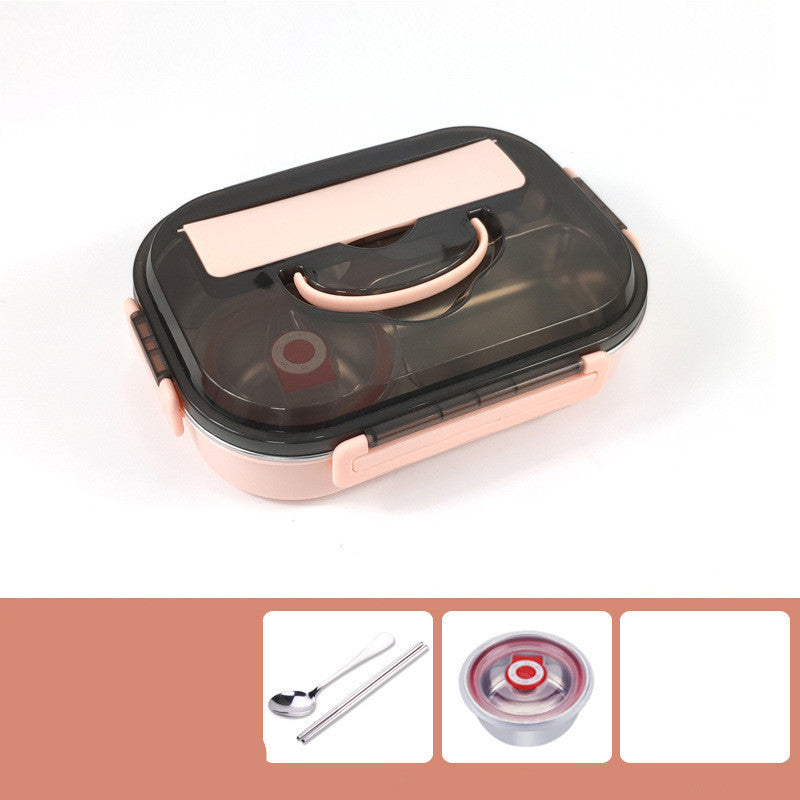 Hochwertige, auslaufsichere Schul-Lunchbox mit Fächern - stilvoll zur Schule gehen