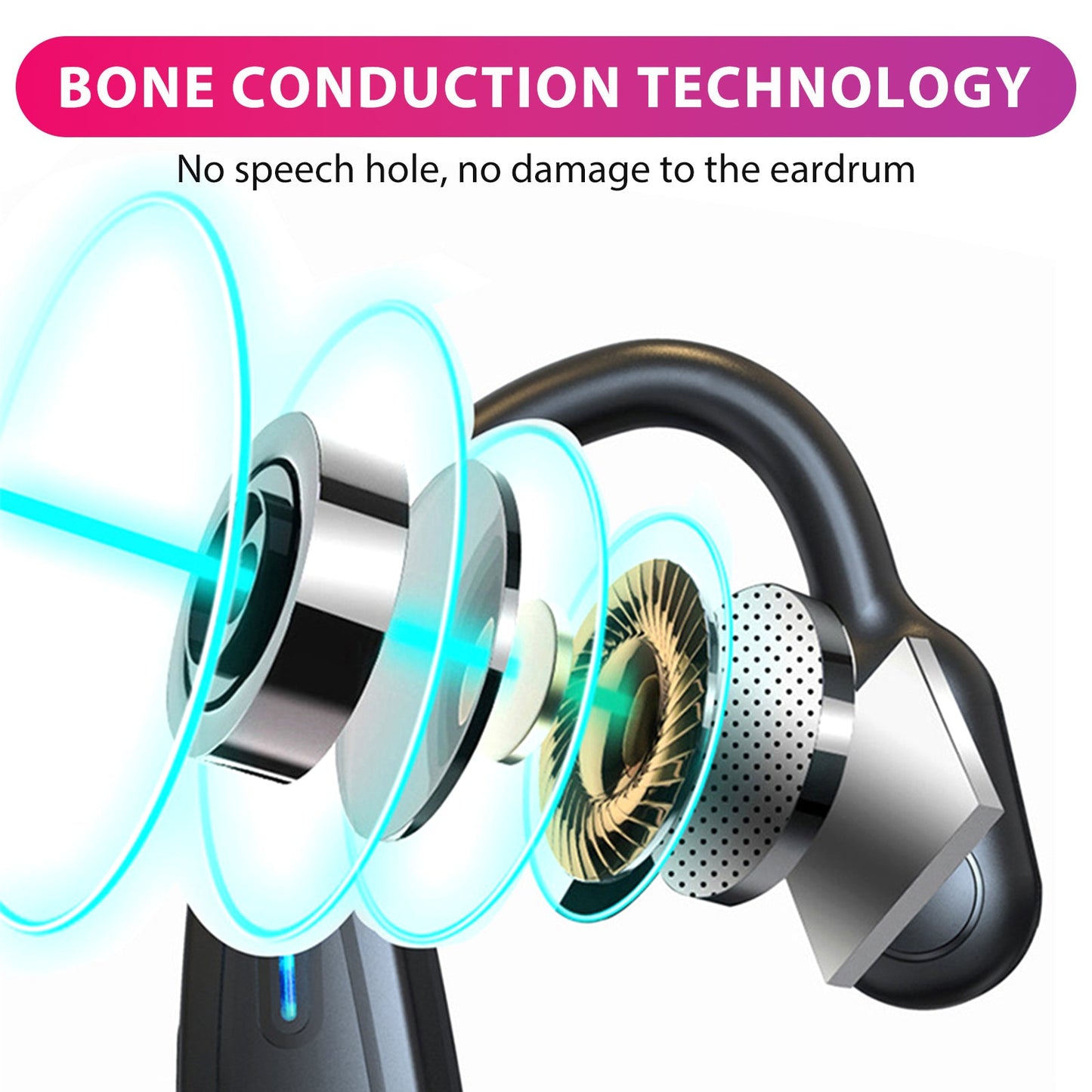 Titan Bone Conduction Headphones - Wasserdicht, ultraleicht und frei wie du bist