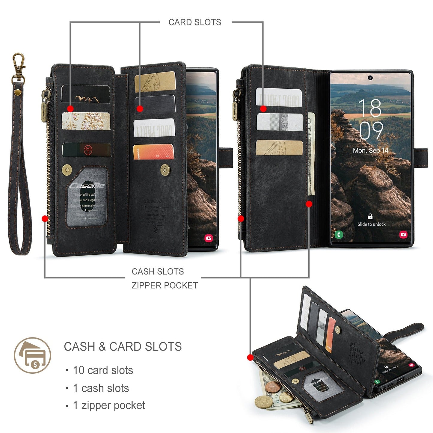 Epic Wallet Case for iPhone - Vintage Elegance and Power in Your Pocket