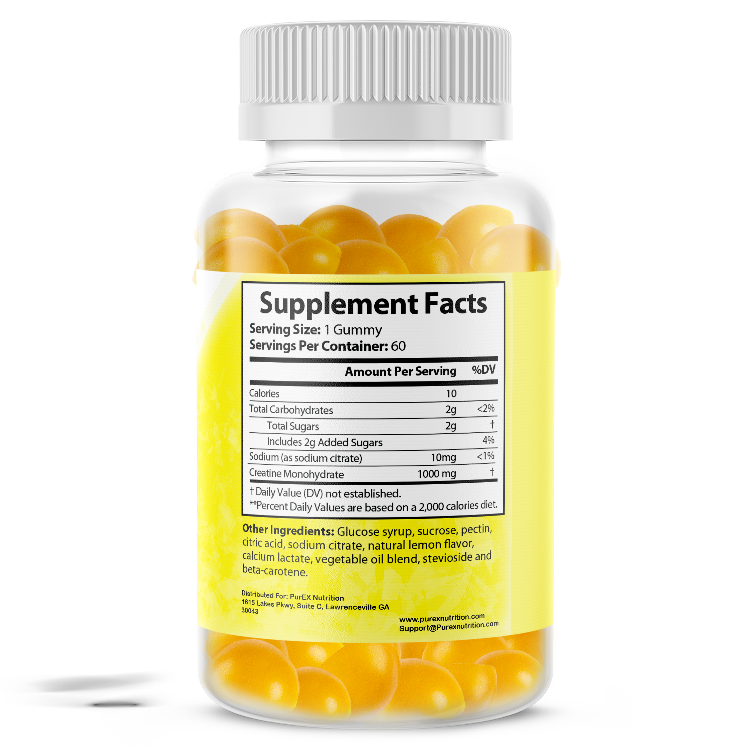 Pure Creatine Premium Gummies - Sofortige Energie und Stärke