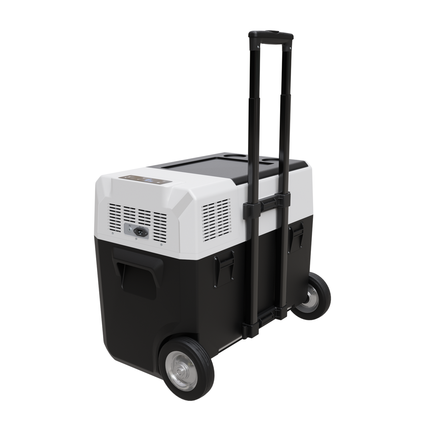 🧊 Refrigerador-Congelador Solar Portátil Premium (42 cuartos / 40L) con batería recargable