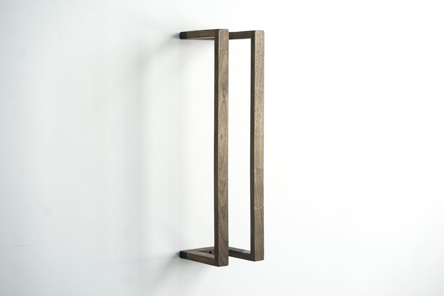 🔹 Soporte mural de madera maciza | Toallero minimalista con estilo exclusivo