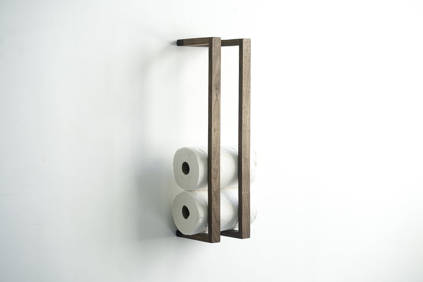 🔹 Soporte mural de madera maciza | Toallero minimalista con estilo exclusivo