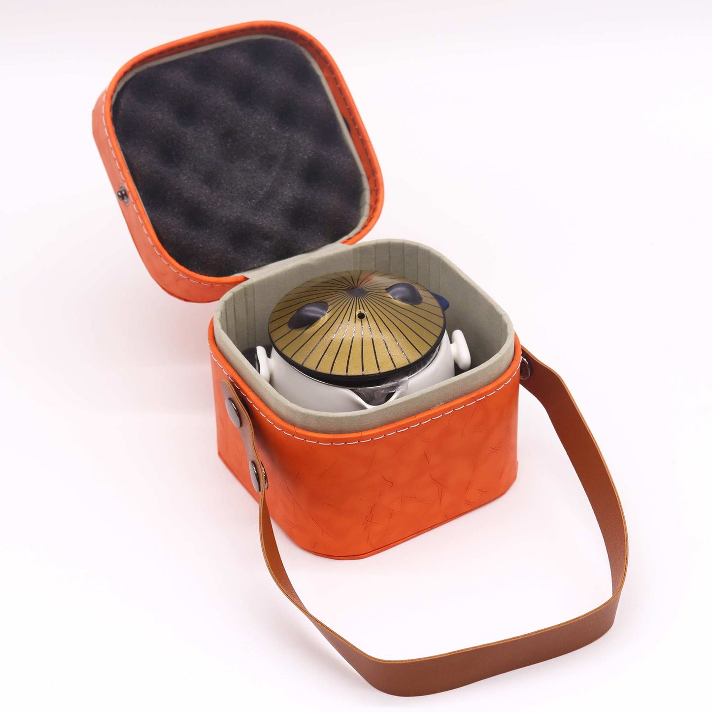 Kung Fu Panda Tea Set - Teapot with infuser and 2 cups in a travel case