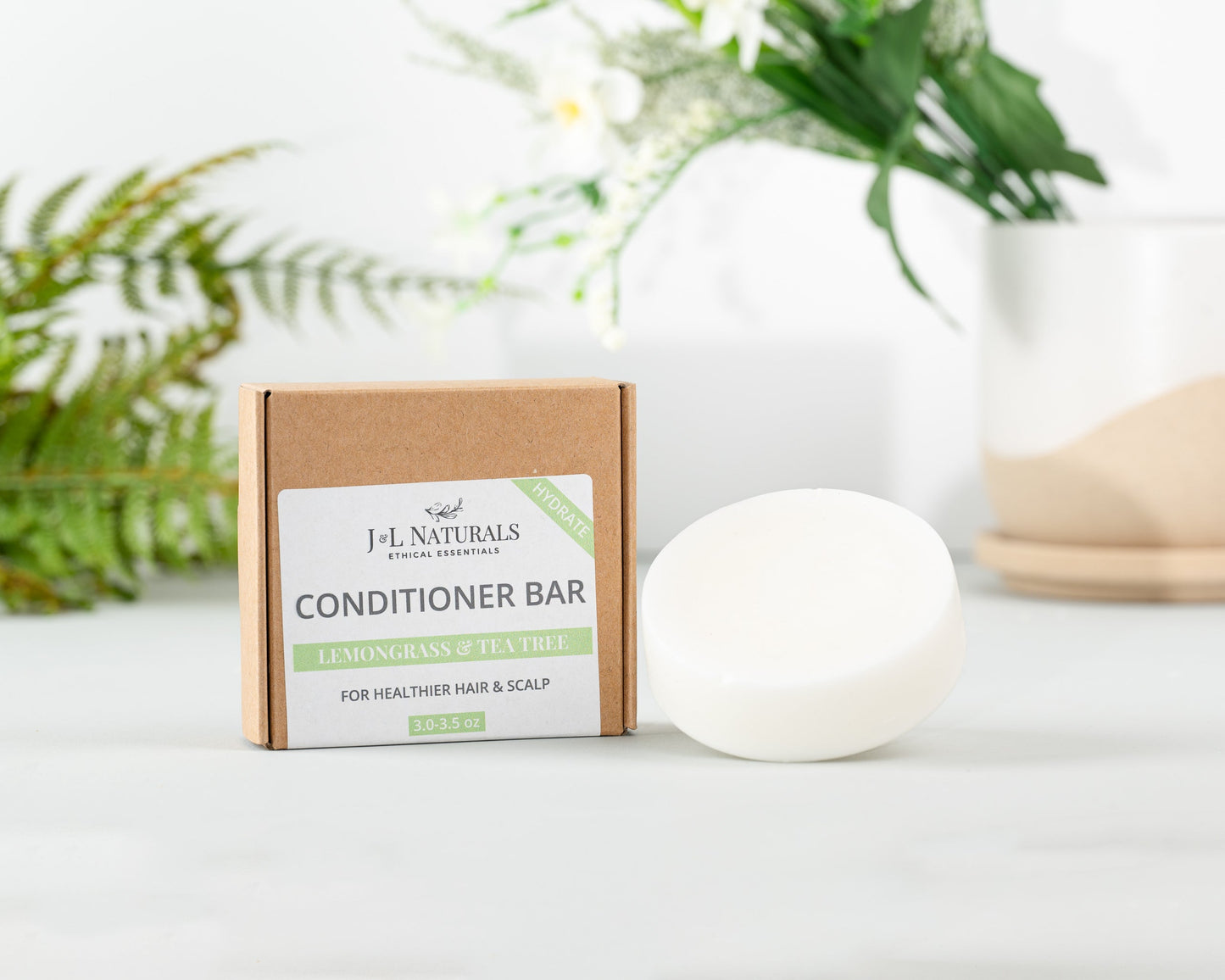 Pack 2 Acondicionadores Sólidos Naturales - Sin Sulfatos,Vegano y Ecológico