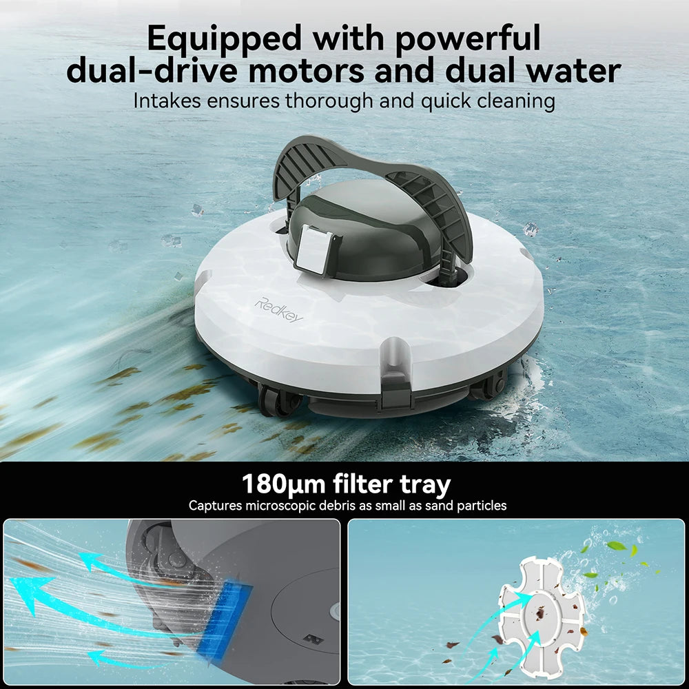 HydroZen - Smart and Silent Cleaning for your Pool, Effortless, No Noise