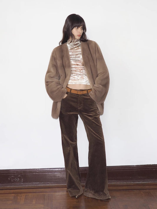 Abrigo de Visón de Color Raro – Edición Coleccionable Premium Women's Fashion - Women's Clothing - Jackets & Coats - Real Fur | Zulter VIP .