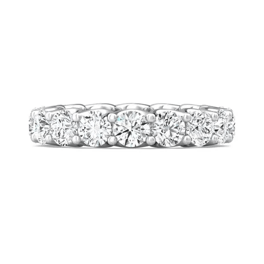 ✨ Anillo de Eternidad con Diamantes Cultivados en Laboratorio – Certificado AGI, Oro de 14 Quilates ✨ Jewelry & Accessories - Rings | Zulter VIP