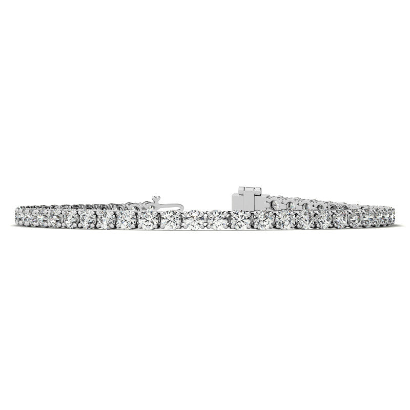 Star Project - Exclusive 6ctw Moissanite Bracelet in 14K Gold (White-Yellow-Rose)