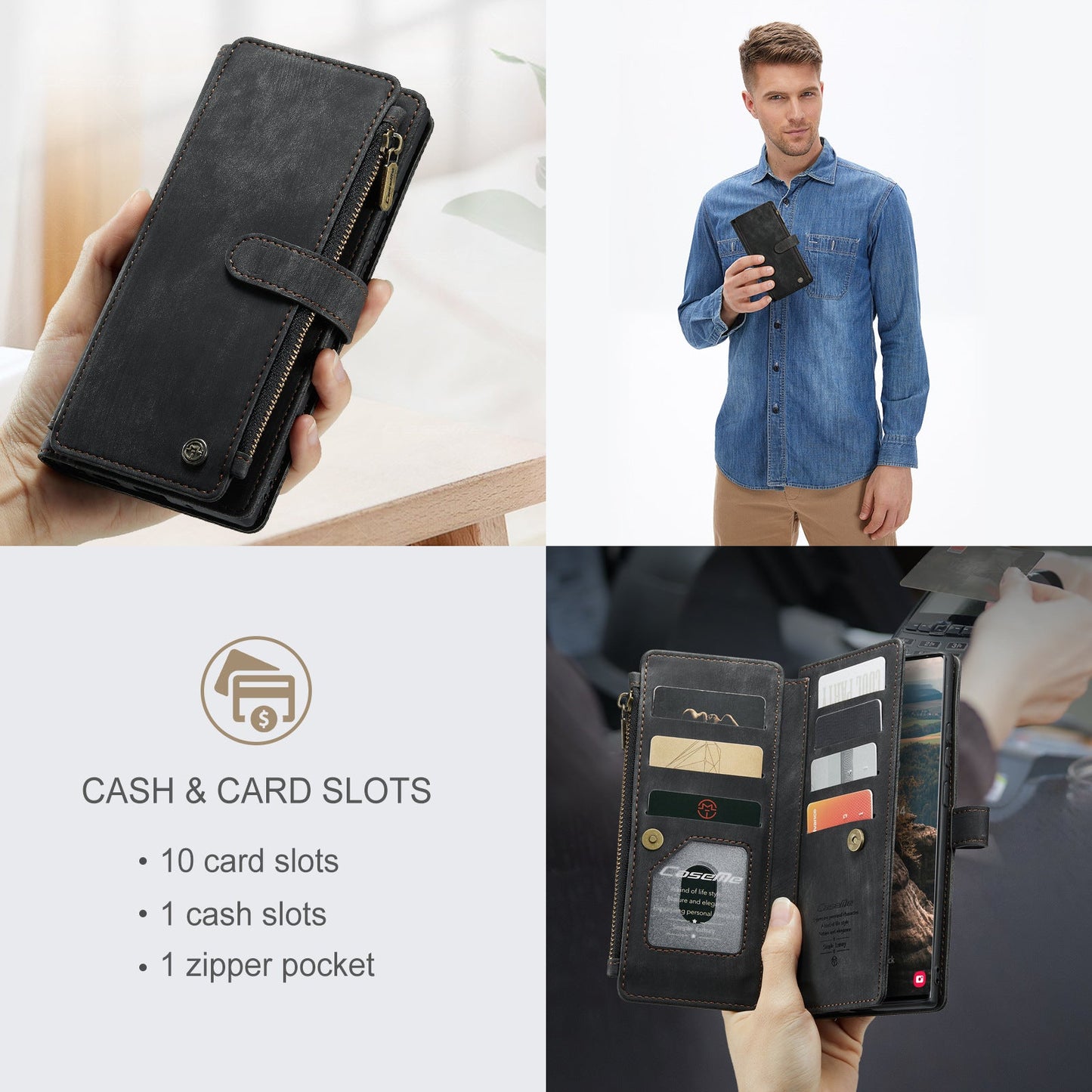 Epic Wallet Case for iPhone - Vintage Elegance and Power in Your Pocket