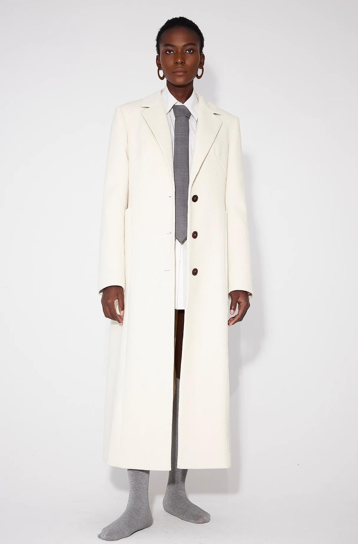 Chaleco de pana con bolsillos tridimensionales Women's Fashion - Women's Clothing - Jackets & Coats - Real Fur | Zulter VIP