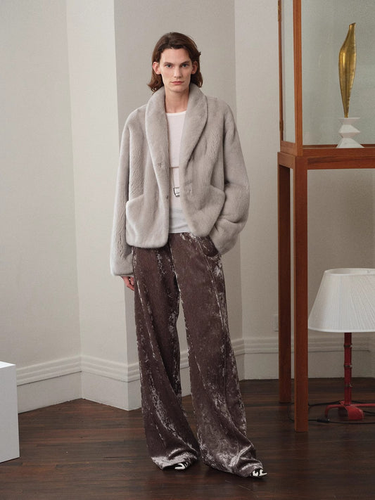 Chaqueta corta de visón puro con caída suave y elegancia urbana Women's Fashion - Women's Clothing - Jackets & Coats - Real Fur | Zulter VIP .