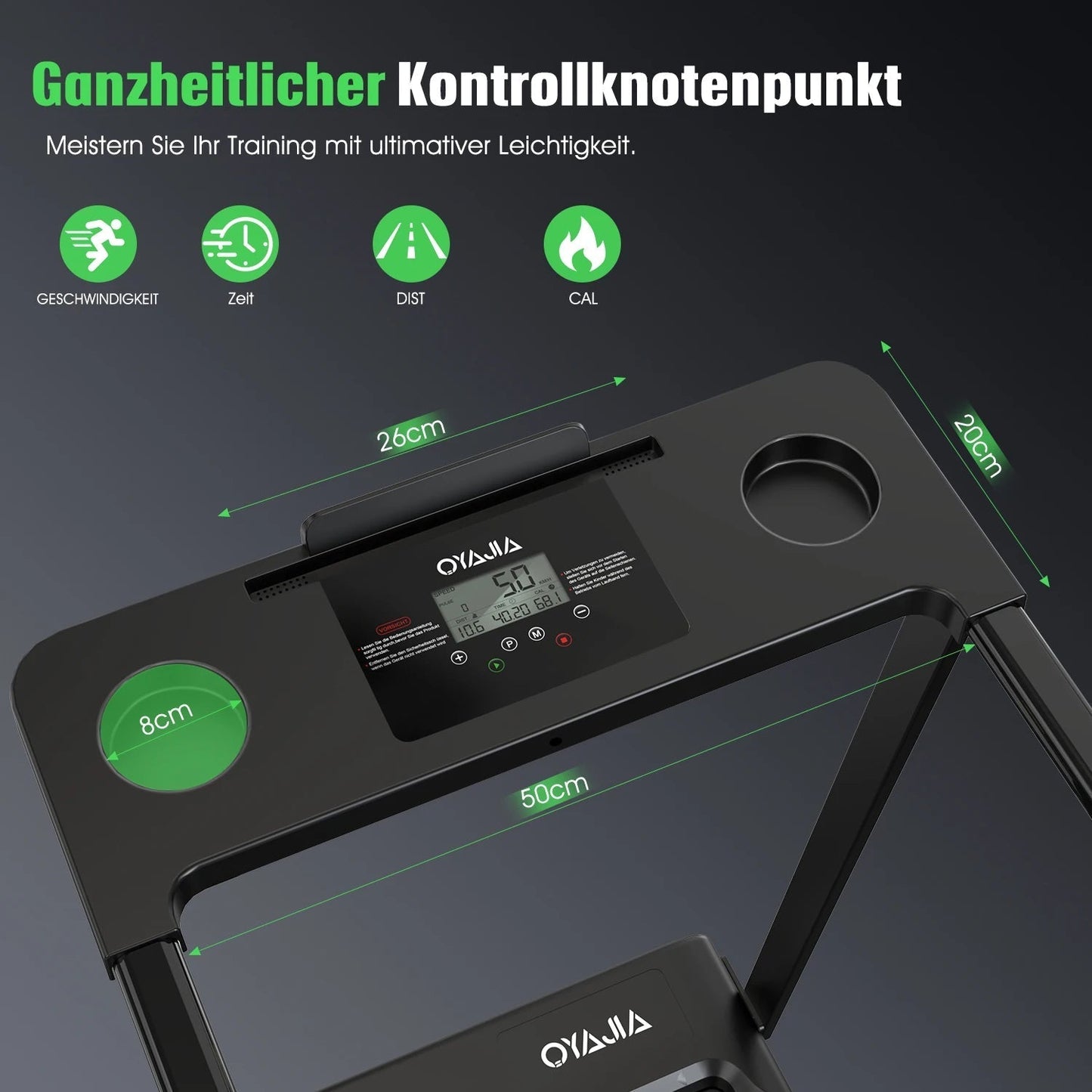 Cinta de correr plegable 3 en 1 con motor potente y control inteligente Sports & Entertainment - Fitness & Body Building - Fitness Equipments | Zulter VIP .