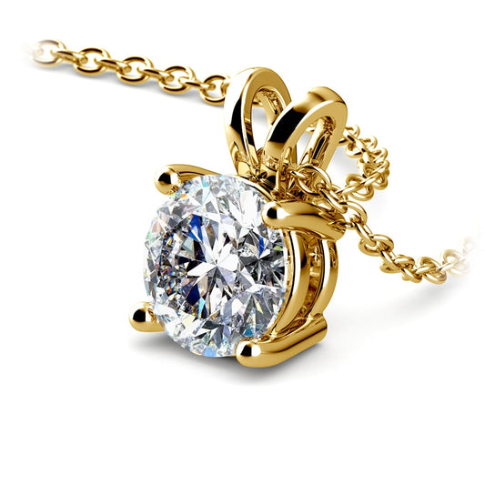 ✨ Colgante de Diamante 2.00 CTW con Certificación AGI en Oro de 14k Jewelry & Accessories - Necklaces & Pendants - Pendants | Zulter VIP