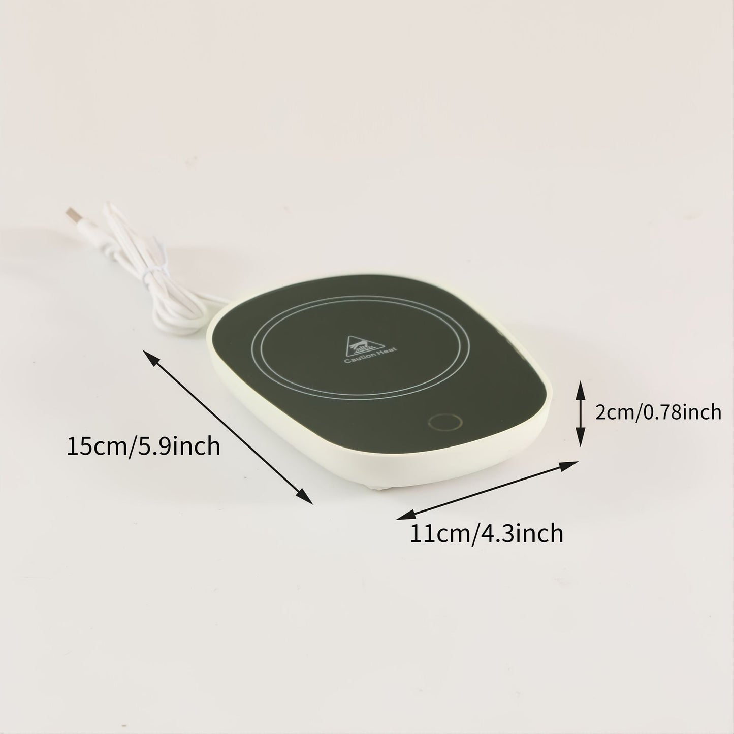 "Smart Ceramic Mug with Heater - Luxury Gift for Coffee and Tea"