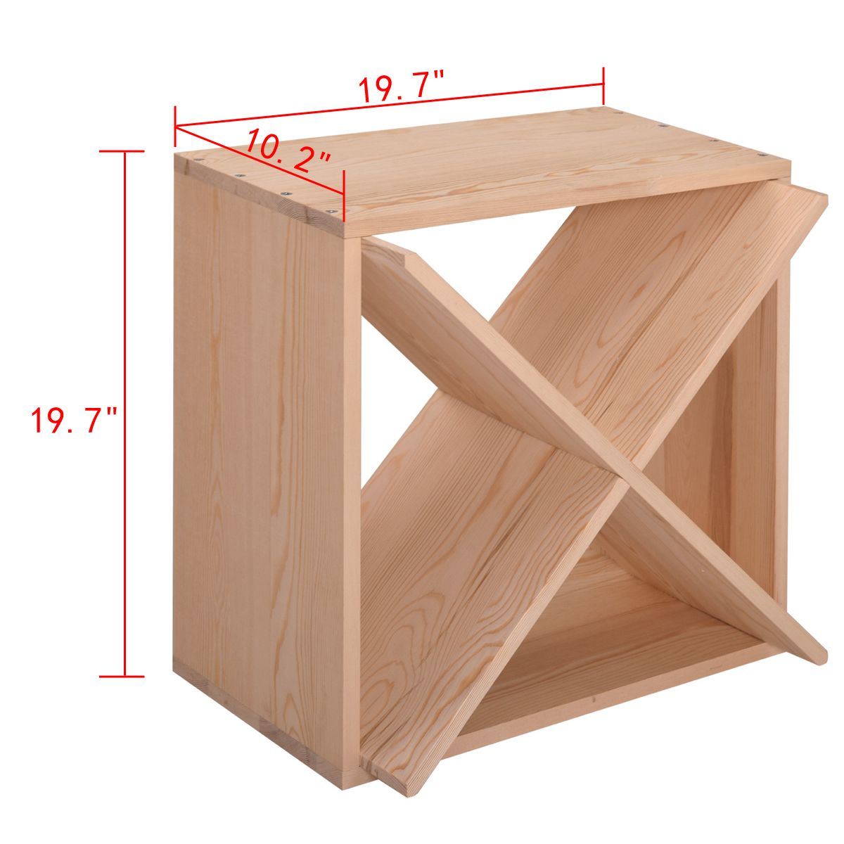 Premium 24-bottle Modular Bottle Rack - Stylish solid wood stackable design