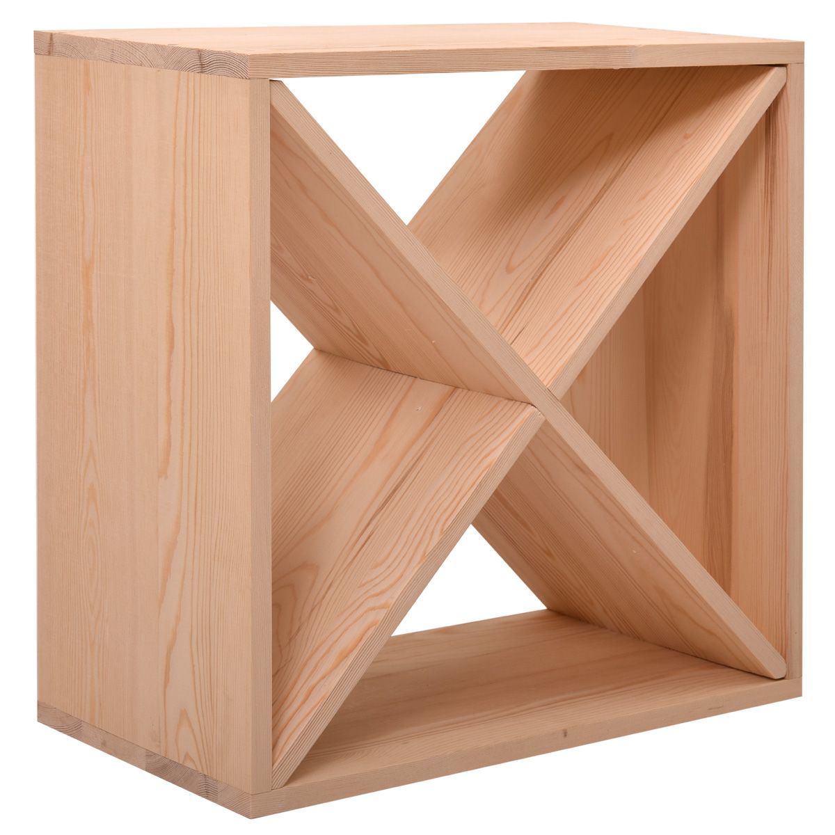 Premium 24-bottle Modular Bottle Rack - Stylish solid wood stackable design