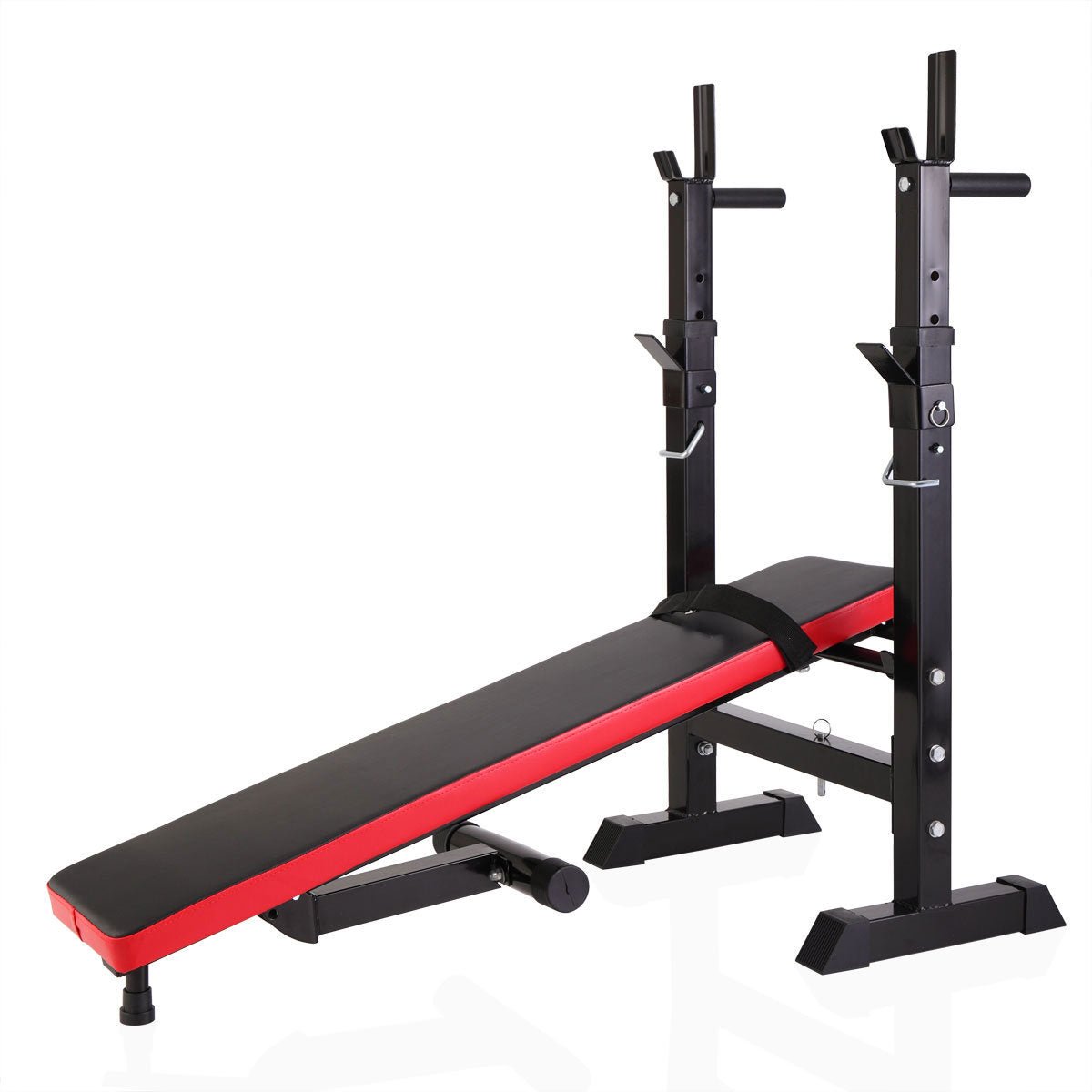 Estación de entrenamiento multifuncional plegable con banco ajustable y soporte para sentadillas Sports & Entertainment - Fitness & Body Building - Fitness Equipments | Zulter VIP
