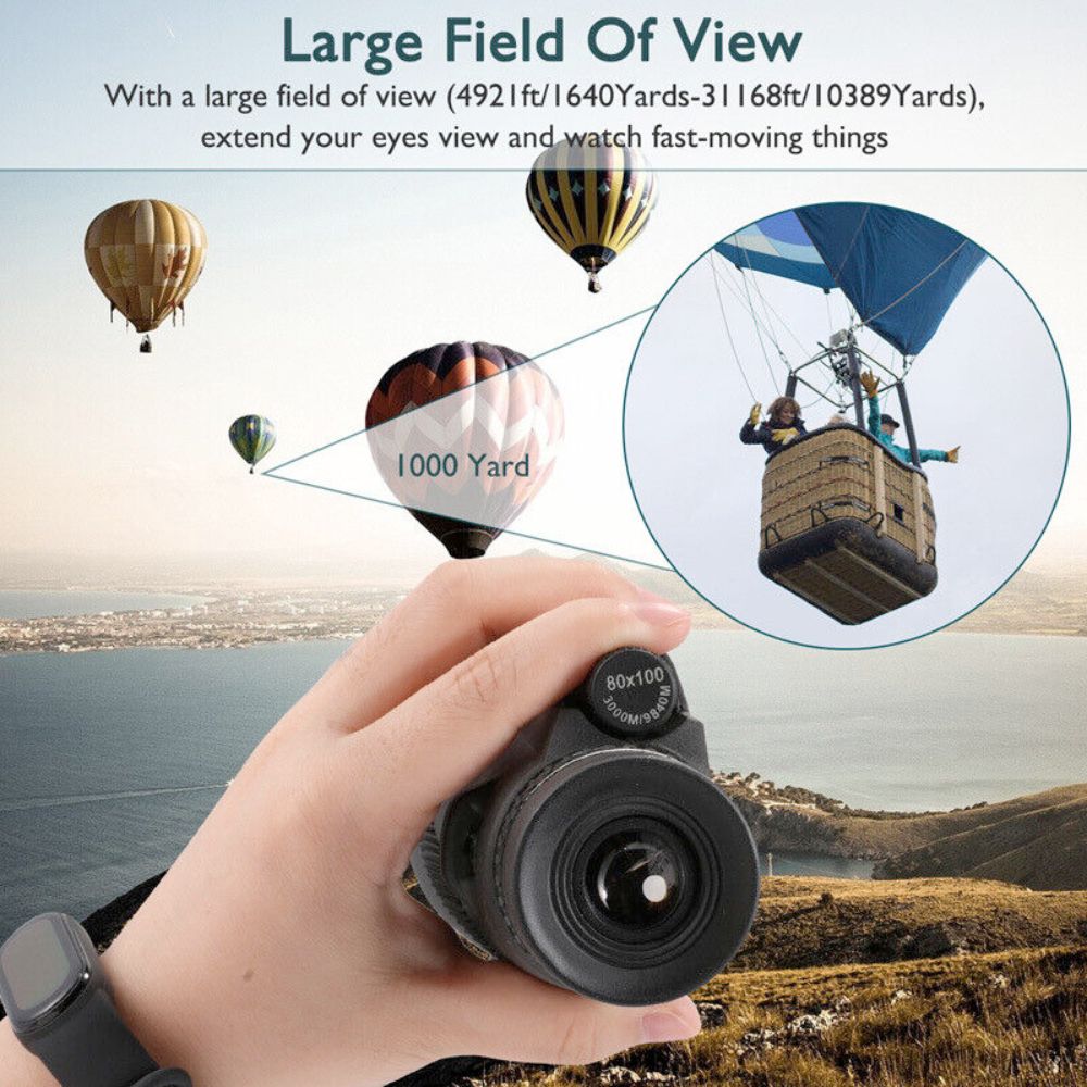 Explora el Mundo como un Halcón - Monocular HD con Trípode y Visión Lejana Mobile & Laptop Accessories | Zulter VIP