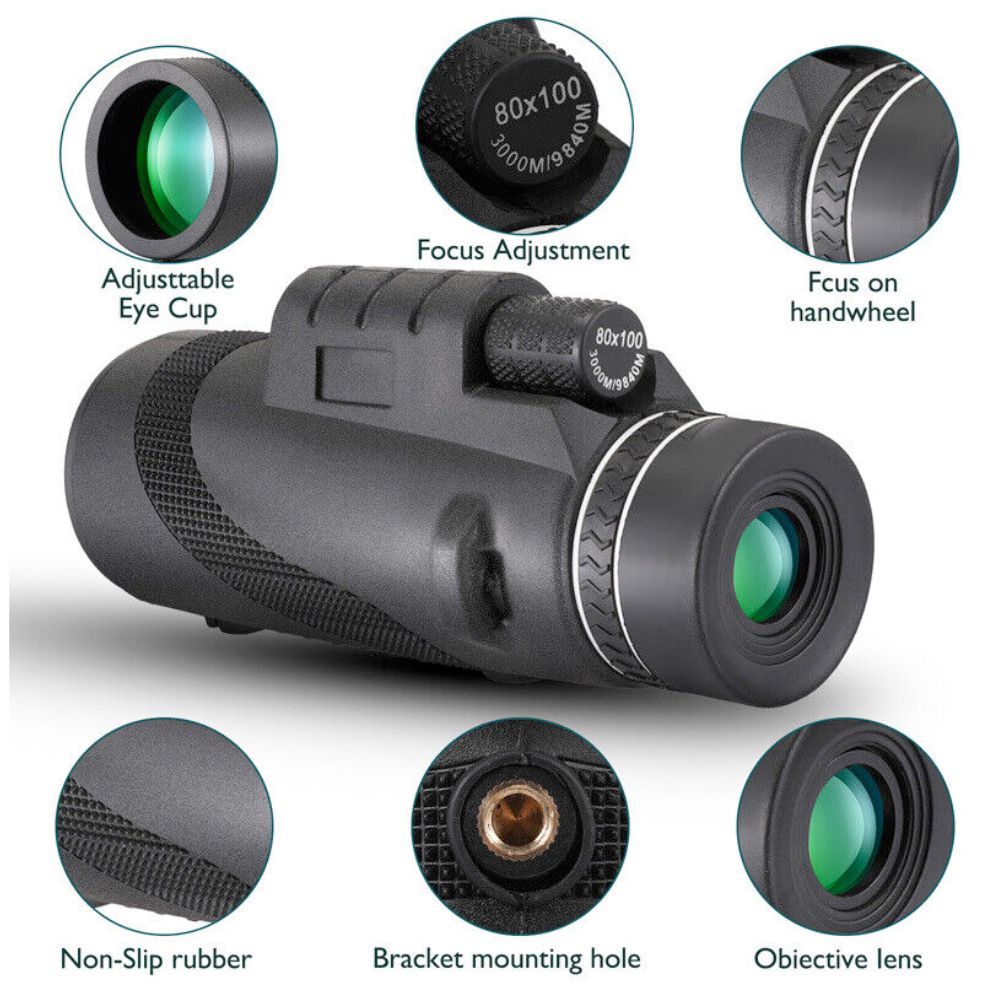 Explora el Mundo como un Halcón - Monocular HD con Trípode y Visión Lejana Mobile & Laptop Accessories | Zulter VIP