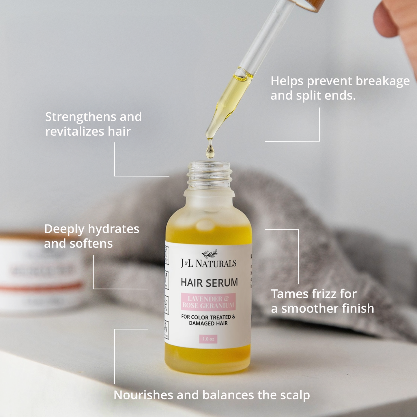 Premium-Haarserum - Pflege, Reparatur und extremer Glanz