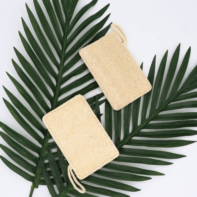 Pack de 2 Almohadillas Naturales de Lufa – Exfoliación Suave y Piel Radiante
