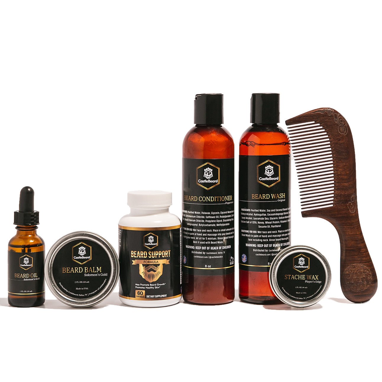 Kit Premium de Cuidado de Barba 7 en 1 – Hidratación, Estilo y Fuerza Beauty & Health - Men's Grooming - Men's Hair Care | Zulter VIP