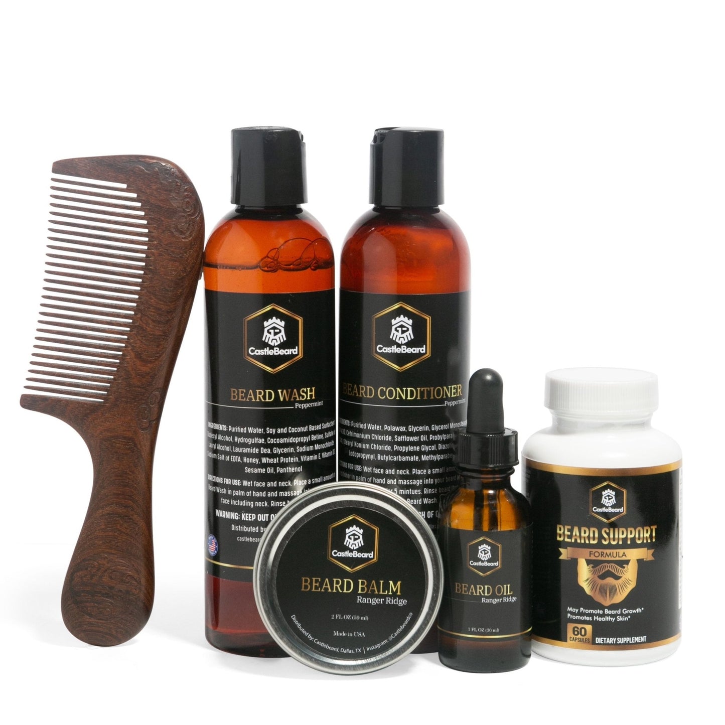Kit Premium de Cuidado de Barba 7 en 1 – Hidratación, Estilo y Fuerza Beauty & Health - Men's Grooming - Men's Hair Care | Zulter VIP