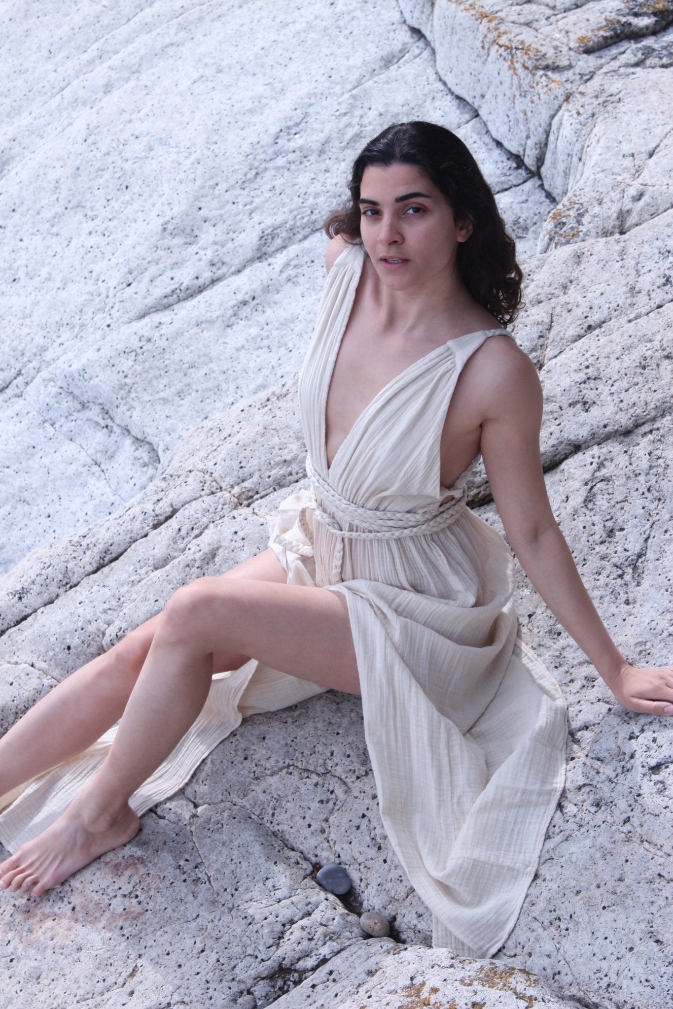 Marea Lunar – Vestido Largo Bohemio de Algodón Orgánico y Estilo Atemporal Women's Fashion - Weddings & Events - Evening Dresses | Zulter VIP