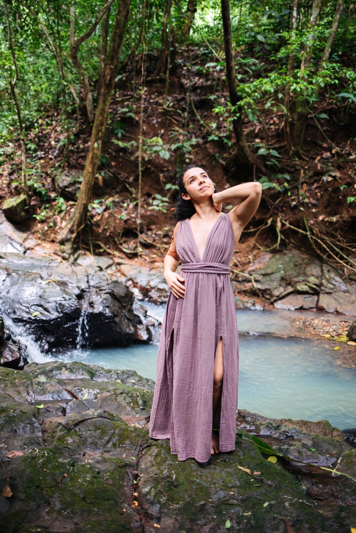 Marea Lunar – Vestido Largo Bohemio de Algodón Orgánico y Estilo Atemporal Women's Fashion - Weddings & Events - Evening Dresses | Zulter VIP