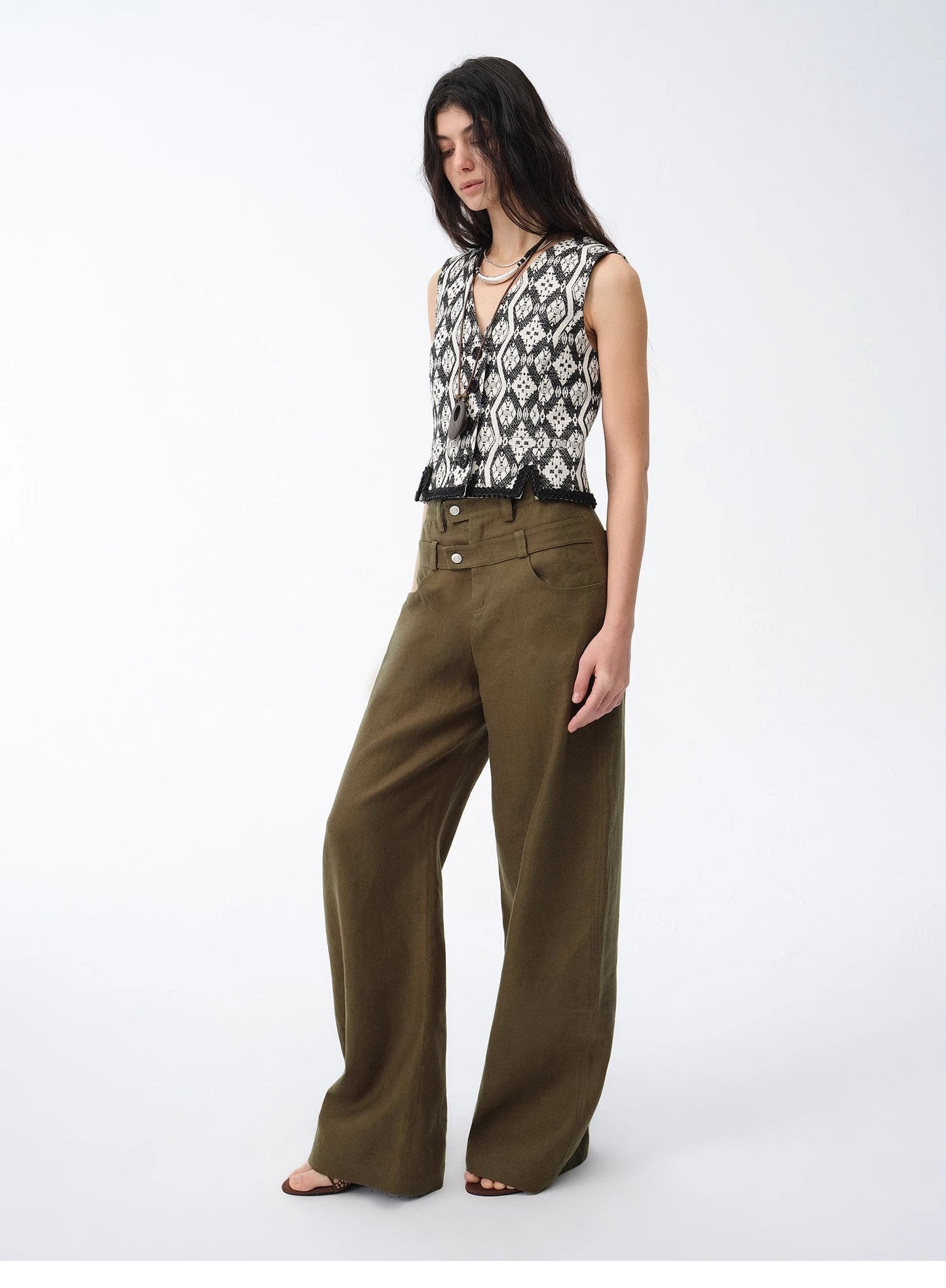 Pantalón de Lino Premium Old Money – Elegancia Atemporal Women's Fashion - Women's Clothing - Bottoms - Pants & Capris | Zulter VIP