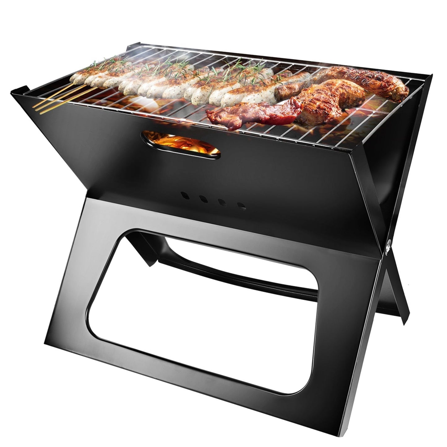 Parrilla portátil de carbón plegable para camping, jardín y viajes Home & Garden - Garden Supplies - BBQ | Zulter VIP