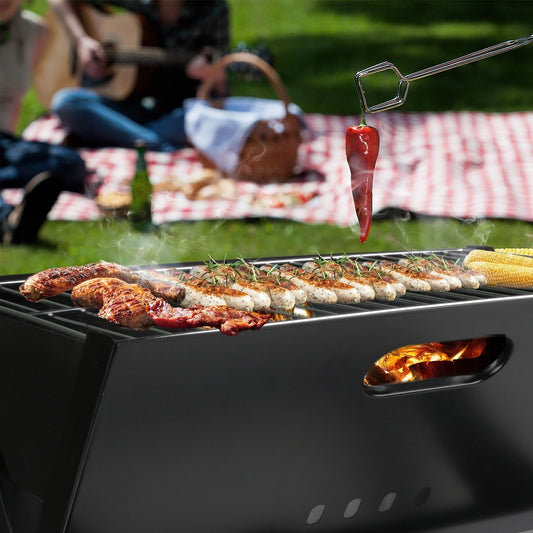 Parrilla portátil de carbón plegable para camping, jardín y viajes Home & Garden - Garden Supplies - BBQ | Zulter VIP