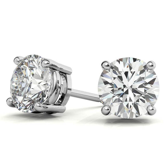Pendientes de diamantes cultivados en laboratorio 4 CTW | Oro 14K blanco o amarillo Jewelry & Accessories - Earrings - Stud Earrings | Zulter VIP