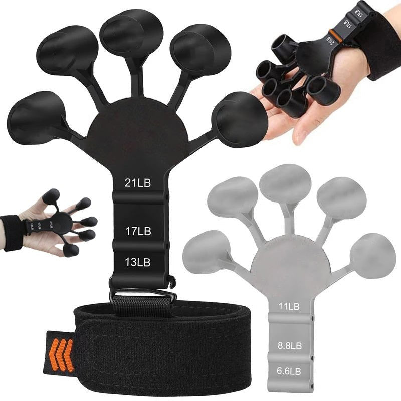 Pinza ejercitadora de dedos (6 resistencias) con correa de muñeca Sports & Entertainment - Fitness & Body Building - Fitness Equipments | Zulter VIP