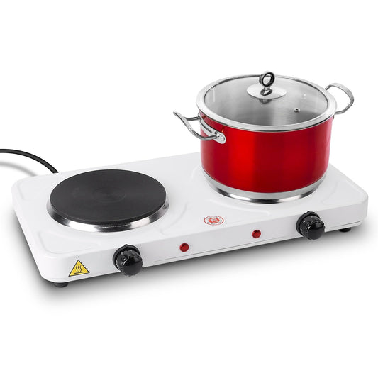 Placa Eléctrica Doble Portátil 2000W con Control de Temperatura Home & Garden - Kitchen, Dining & Bar - Other Kitchen Tools & Gadgets | Zulter VIP