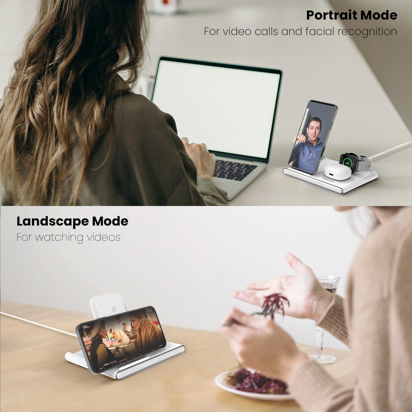 ✨ PowerGlow 4 en 1 – Carga todo a la vez, con estilo y sin cables Cellphones & Telecommunications - Mobile Phone Accessories - Wireless Chargers | Zulter VIP