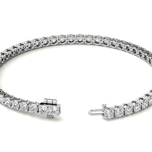 Pulsera de tenis con 8,5 quilates de diamantes certificados AGI en oro de 14K Jewelry & Accessories - Bracelets & Bangles - Chain & Link Bracelets | Zulter VIP