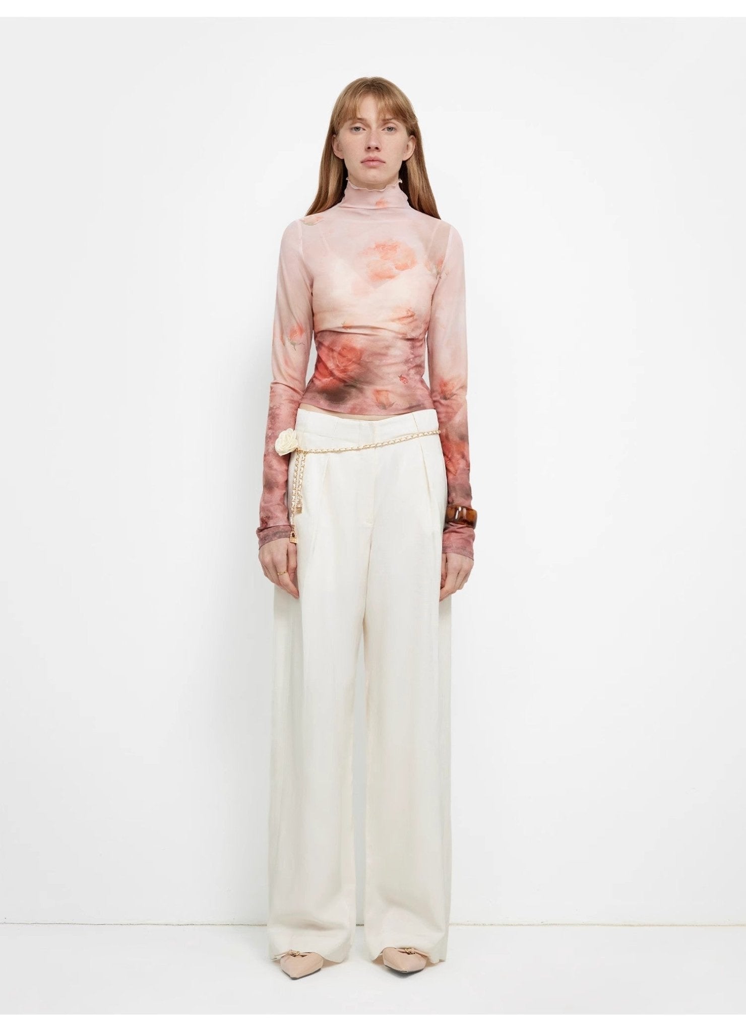 "Relaxed Old Money" Acetate Linen Old Money - Inspired Draped Mid - Waist Single - Pleat Straight - Leg Wide - Leg Casual Pants Women's Fashion - Women's Clothing - Bottoms - Pants & Capris | Zulter VIP