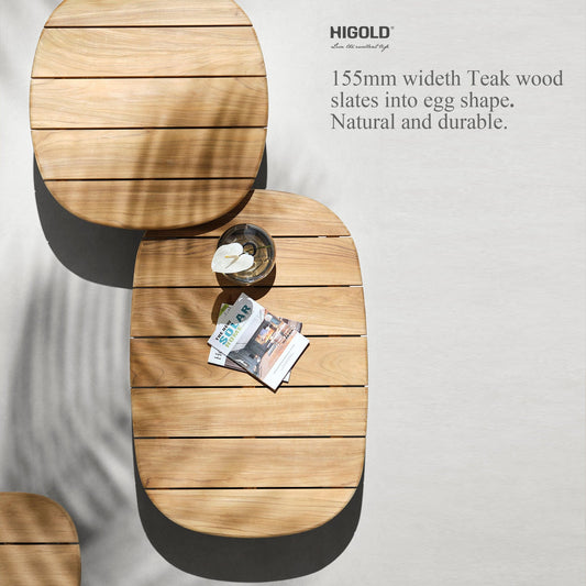 Set Exterior HIGOLD Aio en Teca y Aluminio Premium – Sofá de 5 Plazas con Cojines Extra Gruesos Home & Garden - Furniture - Outdoor Furniture - Garden Sets | Zulter VIP .