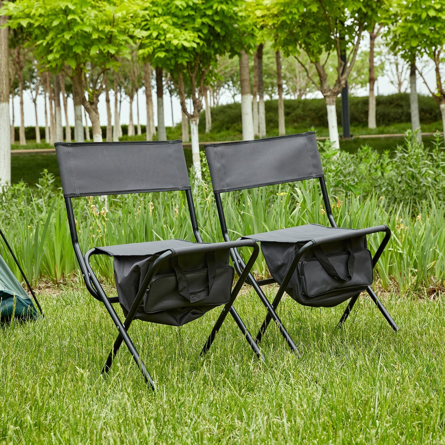 Silla plegable de exterior con bolsa de almacenamiento – Pack 2 unidades Home & Garden - Furniture - Outdoor Furniture - Garden Chairs | Zulter VIP