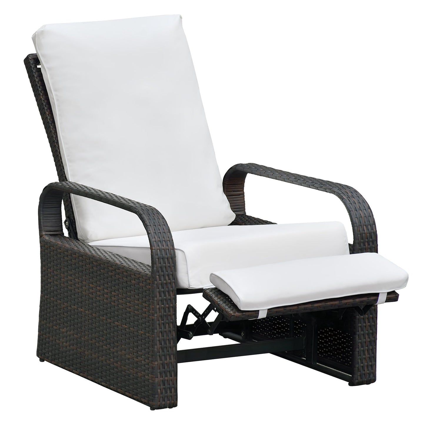 🌿 Sillón reclinable de jardín con reposapiés – Confort total al aire libre Home & Garden - Furniture - Outdoor Furniture - Garden Chairs | Zulter VIP