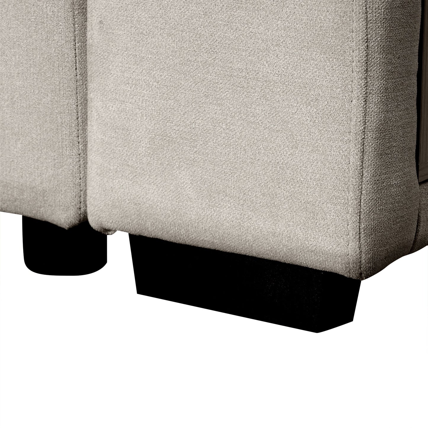 Sofá Cama Seccional en U de 109" con Puertos USB, Almacenamiento y Cojines – Confort y Funcionalidad Premium Home & Garden - Furniture - Home Furniture | Zulter VIP