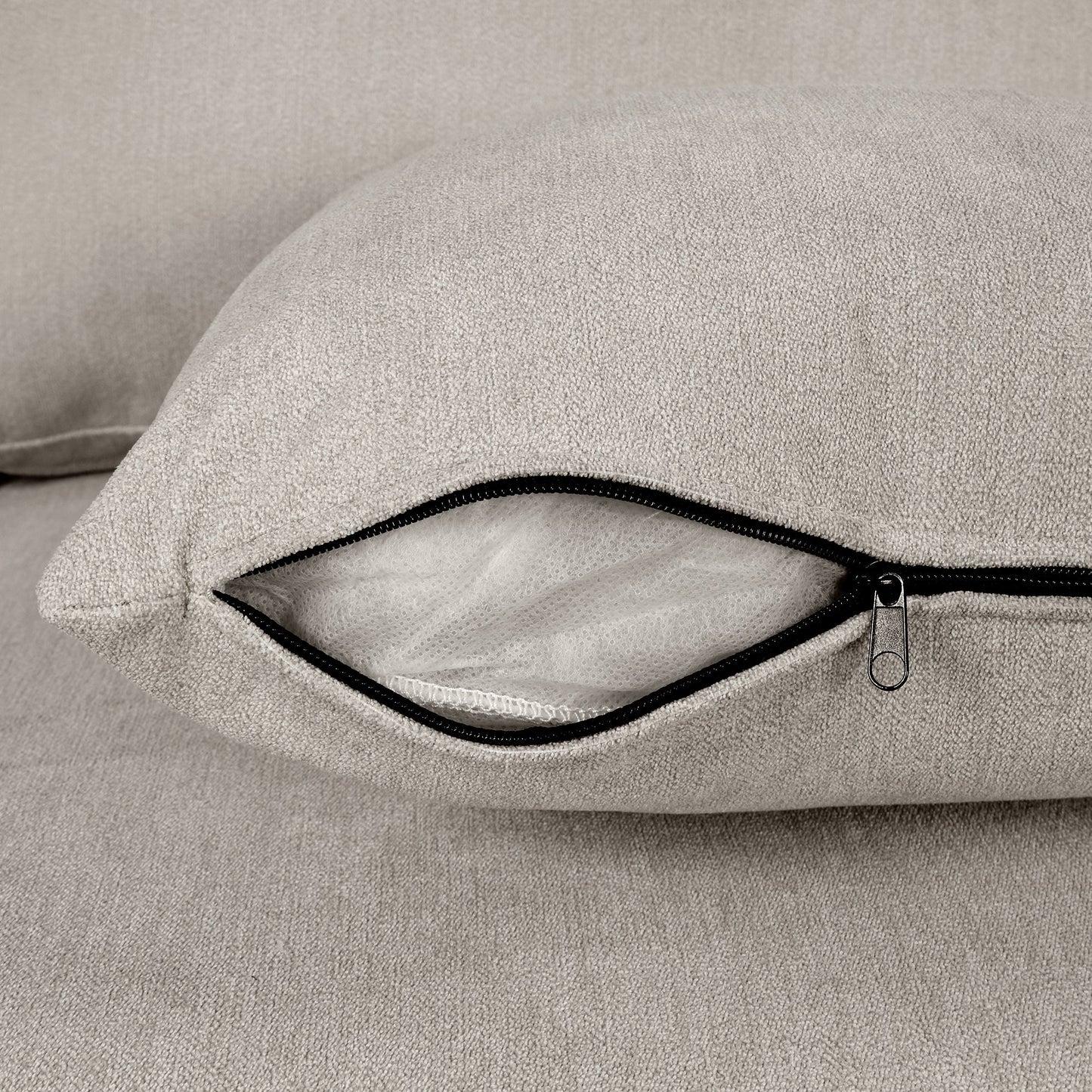 Sofá Cama Seccional en U de 109" con Puertos USB, Almacenamiento y Cojines – Confort y Funcionalidad Premium Home & Garden - Furniture - Home Furniture | Zulter VIP