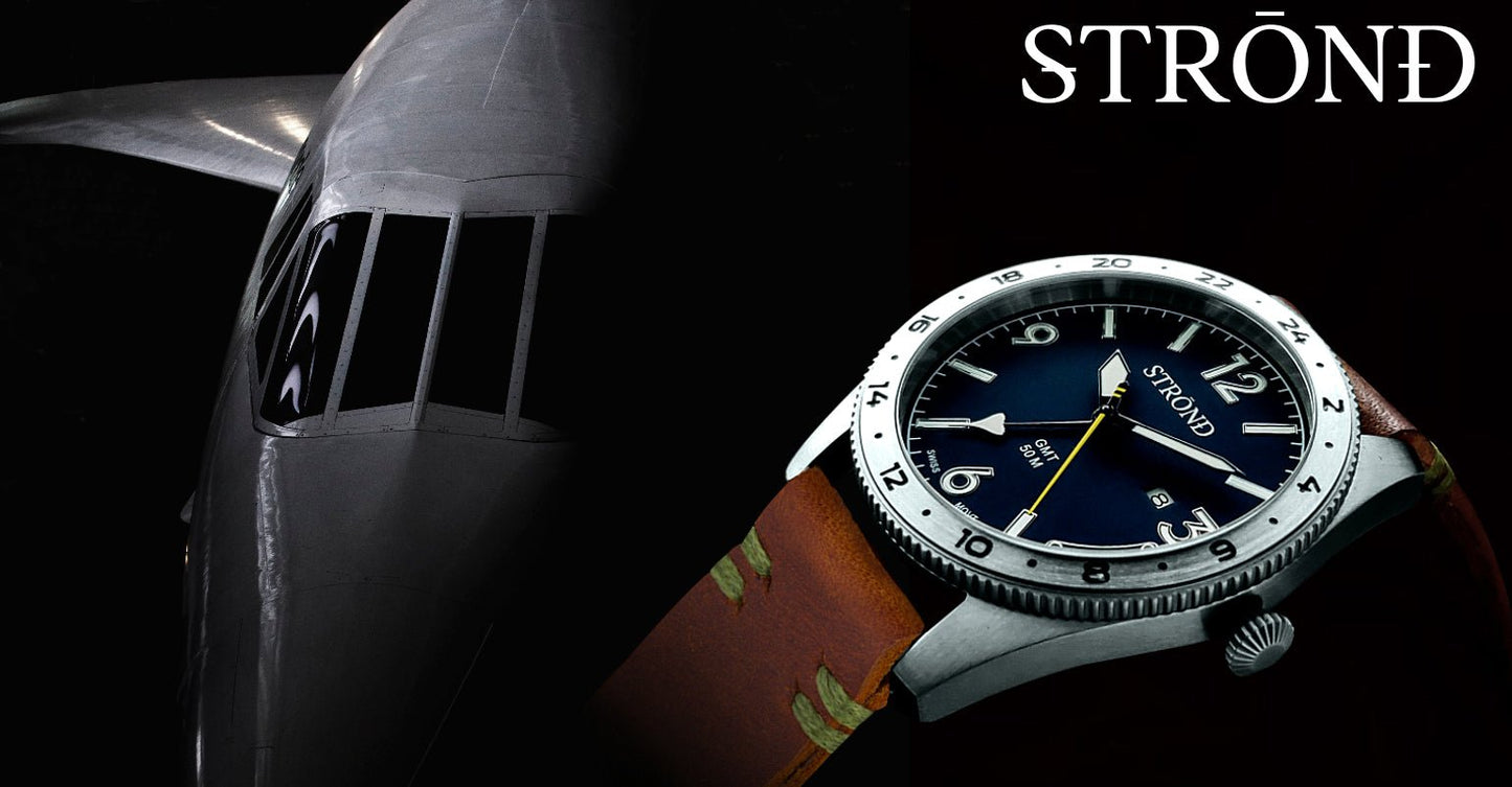 STROND SSC - 101 GMT – Acero 316L, esfera azul 24 h y cristal de zafiro (Edición limitada) Men's Fashion - Men's Watches - Quartz Watches | Zulter VIP