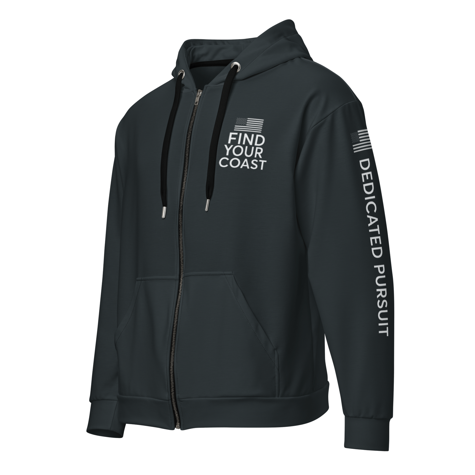 Sudadera con capucha y cremallera Coastal Quest Dedicated Pursuit – Hombre Men's Fashion - Men's Clothing - Hoodies & Sweatshirts | Zulter VIP