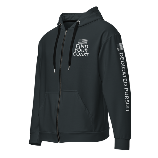 Sudadera con capucha y cremallera Coastal Quest Dedicated Pursuit – Hombre Men's Fashion - Men's Clothing - Hoodies & Sweatshirts | Zulter VIP