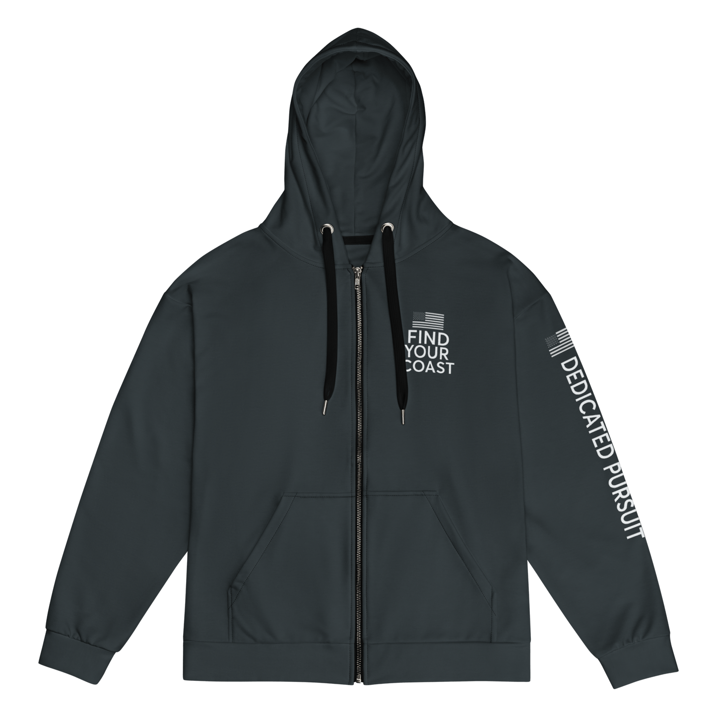 Sudadera con capucha y cremallera Coastal Quest Dedicated Pursuit – Hombre Men's Fashion - Men's Clothing - Hoodies & Sweatshirts | Zulter VIP