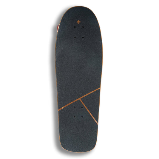 Surfskate negro y marrón para conducción suave y giros fluidos Sports & Entertainment - Roller Skates, Skateboards & Scooters - Skateboarding | Zulter VIP .